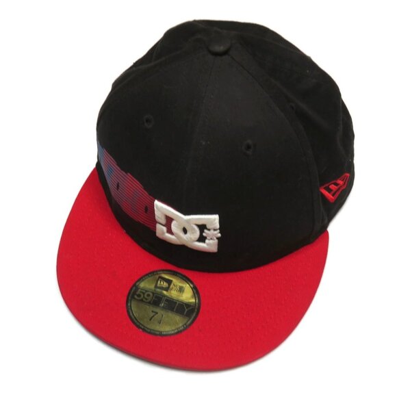 DC SHOES New Era 59 FIFTY Fitted Hat Cap 7 1/4 - Picture 1 of 8